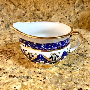 NWT FENIX LIMITED EDITION HAND MADE 24K PLATED GOLD SAUCER CREAMER